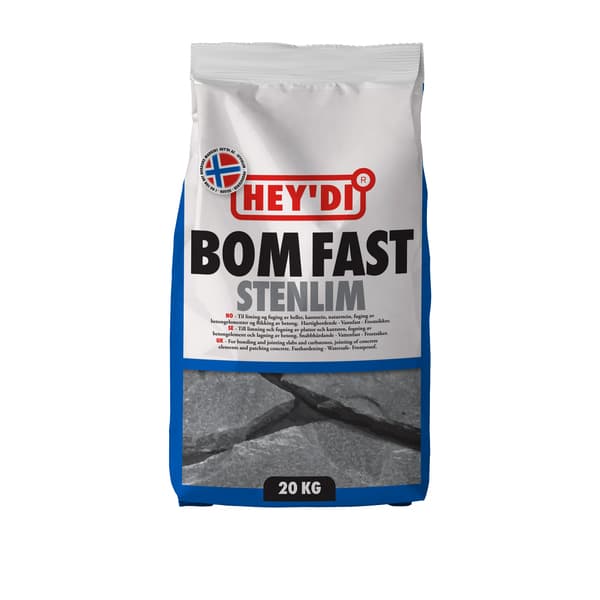 HEYDI BOM FAST 20KG KLEBEMØRTEL