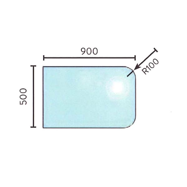 GULVPLATE JØTUL 500X900 GLASS