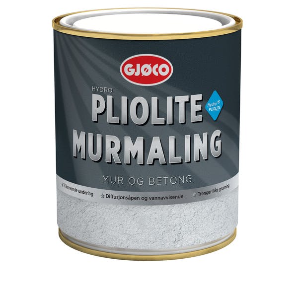 GJØCO PLIOLITE MURMALING HVIT 0.68L