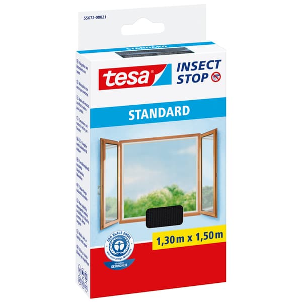 INSEKTSNETT VINDU STANDARD SORT