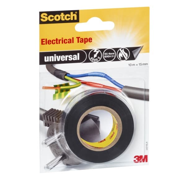 ELTAPE 4401BLA 10M15MM SORT