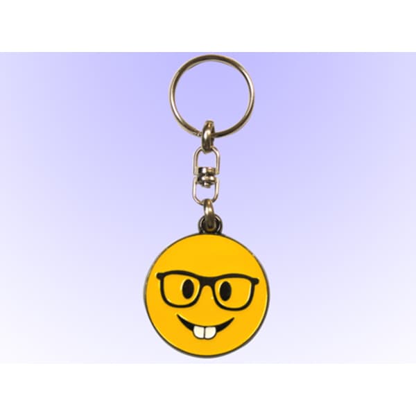 NØKKELANHENG E-122 EMOJI NERD