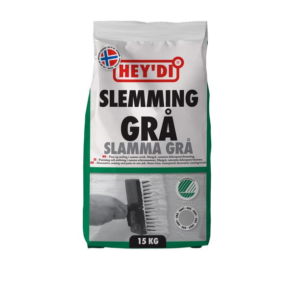 HEYDI GRÅ 15 KG SLEMMING