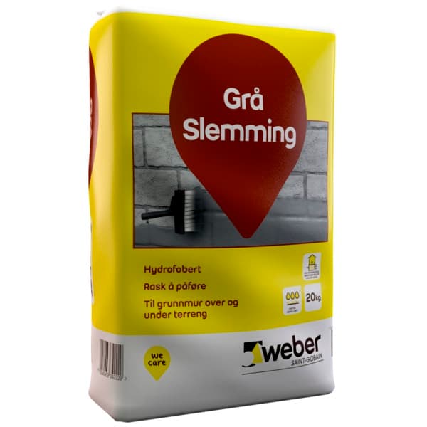 WEBER GRÅ SLEMMING 20KG