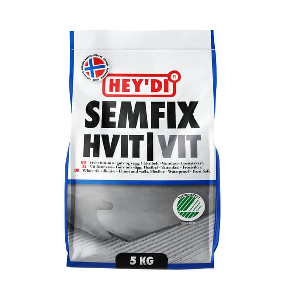 HEYDI SEMFIX HVIT 5KG FLISLIM