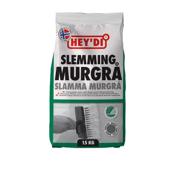 HEYDI MURGRÅ 15KG SLEMMING